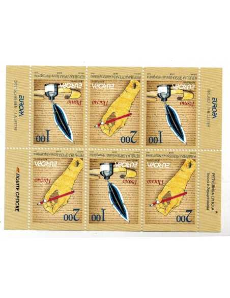 Timbre Poste BH Serbe N° F0395/396a N ** philatélie foxtimbre