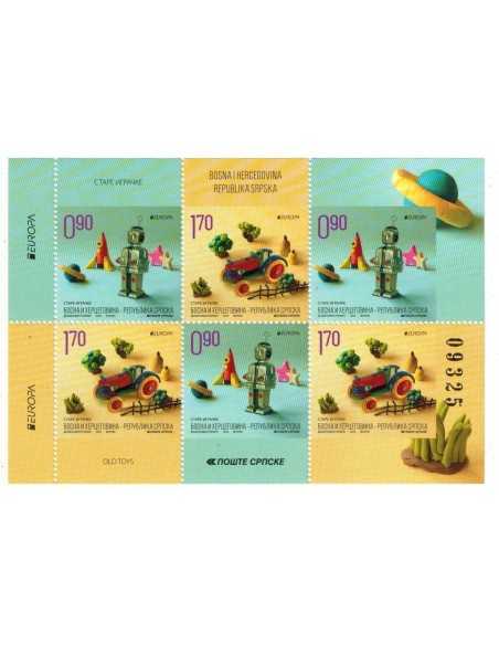 Timbre Poste BH Serbe N° F0601/602a N ** philatélie foxtimbre