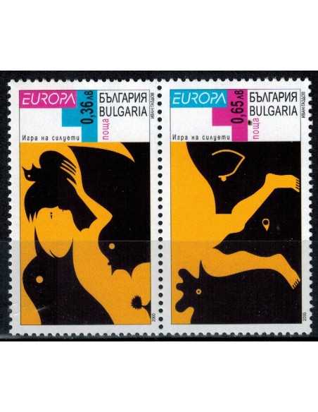 Timbre Poste Bulgarie N° 3966/67 N ** philatélie foxtimbre