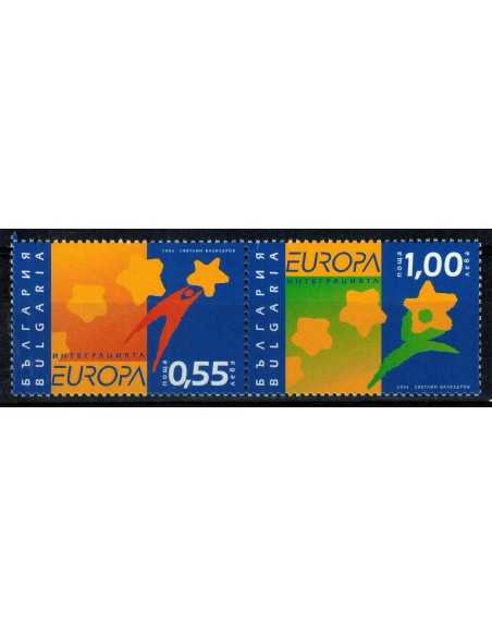 Timbre Poste Bulgarie N° 4094/95a N ** philatélie foxtimbre