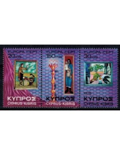 Timbre Poste Chypre N° 0420/422 N ** philatélie foxtimbre