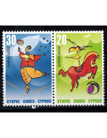 Timbre Poste Chypre N° 0998/999 N ** philatélie foxtimbre