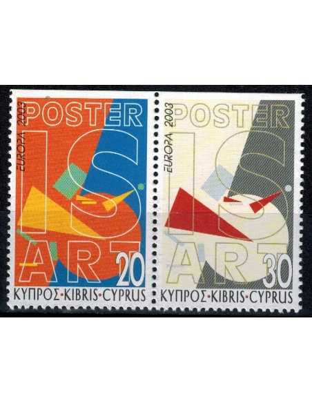 Timbre Poste Chypre N° 1021/22a N ** philatélie foxtimbre