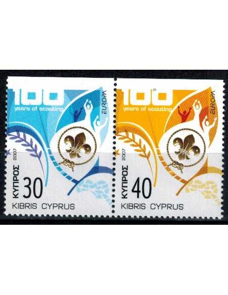 Timbre Poste Chypre N° 1109/10a N ** philatélie foxtimbre