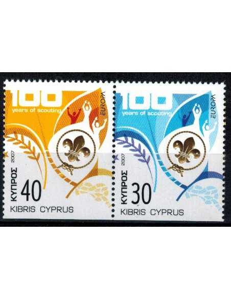 Timbre Poste Chypre N° 1109/10b N ** philatélie foxtimbre