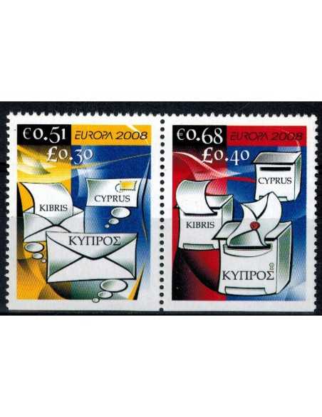 Timbre Poste Chypre N° 1139/40b N ** philatélie foxtimbre