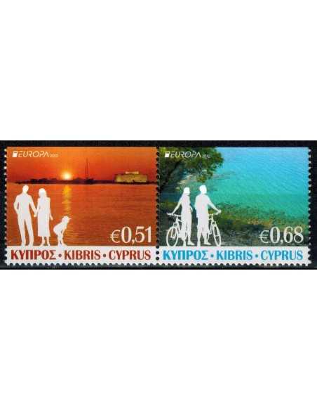 Timbre Poste Chypre N° 1245/46a N ** philatélie foxtimbre