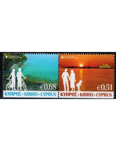 Timbre Poste Chypre N° 1245/46b N ** philatélie foxtimbre