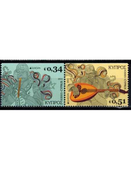 Timbre Poste Chypre N° 1285/86a N ** philatélie foxtimbre