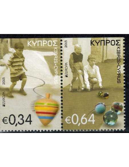 Timbre Poste Chypre N° 1332/33a N ** philatélie foxtimbre