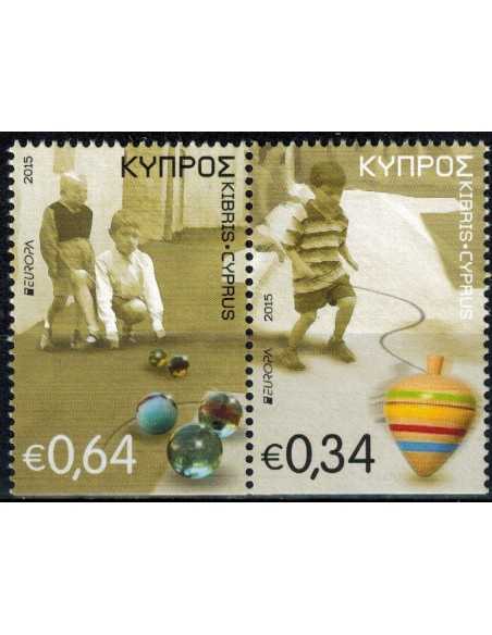 Timbre Poste Chypre N° 1332/33b N ** philatélie foxtimbre