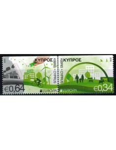 Timbre Poste Chypre N° 1359/60a N ** philatélie foxtimbre