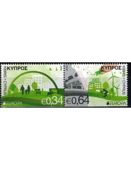 Timbre Poste Chypre N° 1359/60b N ** philatélie foxtimbre