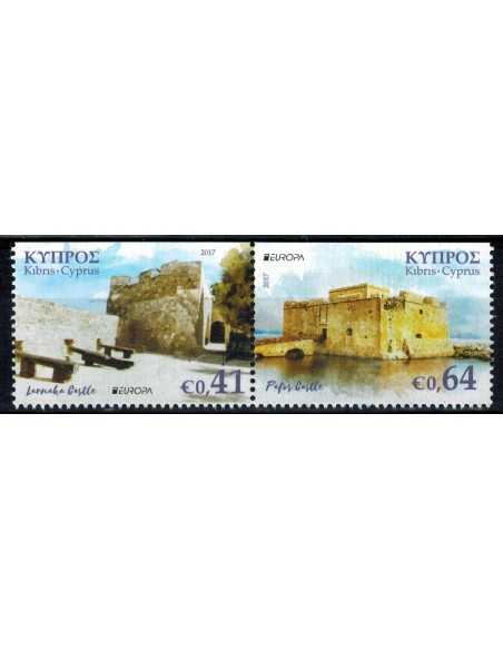 Timbre Poste Chypre N° 1382/83a N ** philatélie foxtimbre