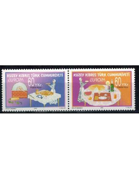 Timbre Poste Chypre Turc N° 0573/574 N ** philatélie foxtimbre