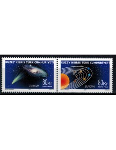 Timbre Poste Chypre Turc N° 0649/650 N ** philatélie foxtimbre