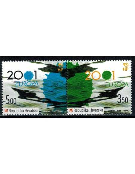 Timbre Poste Croatie N° 0537/38 N ** philatélie foxtimbre