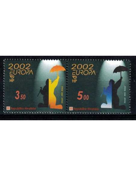 Timbre Poste Croatie N° 0575/76 N ** philatélie foxtimbre