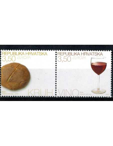 Timbre Poste Croatie N° 0673/74 N ** philatélie foxtimbre