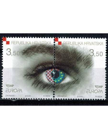 Timbre Poste Croatie N° 0728/29 N ** philatélie foxtimbre