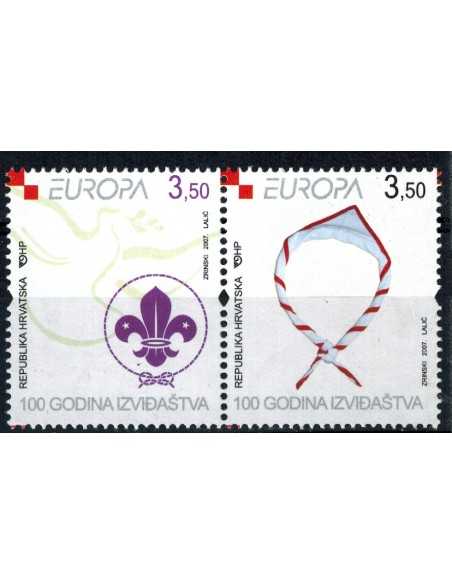 Timbre Poste Croatie N° 0760/61 N ** philatélie foxtimbre