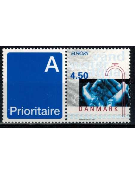 Timbre Poste Danemark N° 1280a N ** philatélie foxtimbre