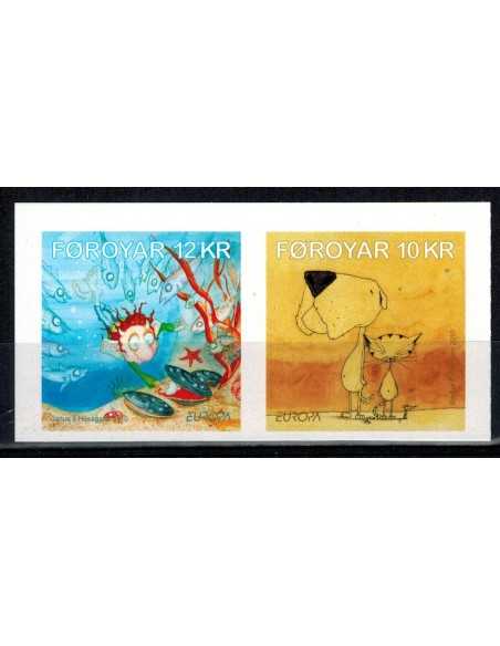 Timbre Poste Féroé N° 0696/97 N ** philatélie foxtimbre