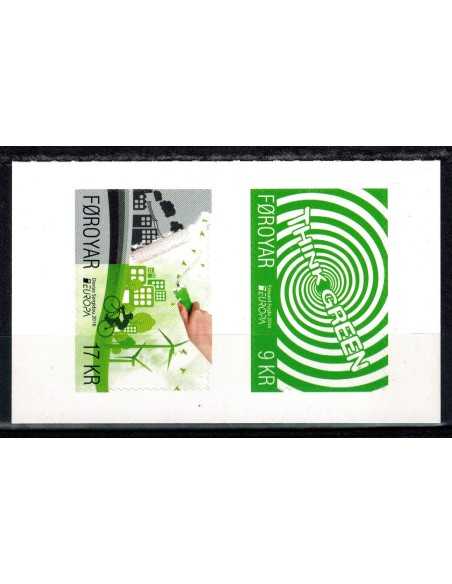 Timbre Poste Féroé N° 0857/58 N ** philatélie foxtimbre