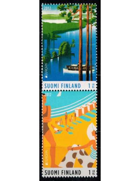 Timbre Poste Finlande N° 2146/47 N ** philatélie foxtimbre