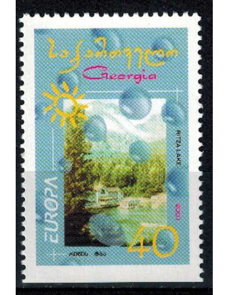 Timbre Poste Géorgie N° 0295b N ** philatélie foxtimbre