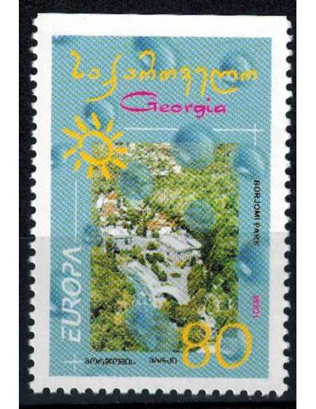 Timbre Poste Géorgie N° 0296a N ** philatélie foxtimbre