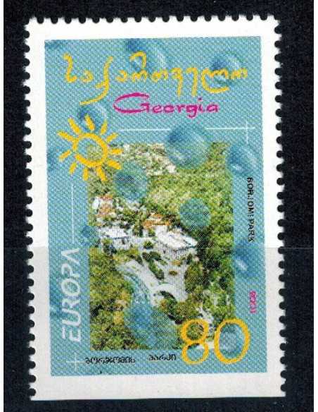 Timbre Poste Géorgie N° 0296b N ** philatélie foxtimbre
