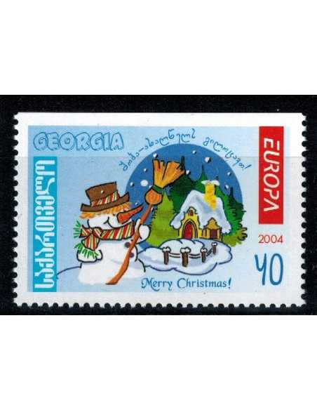 Timbre Poste Géorgie N° 0357a N ** philatélie foxtimbre