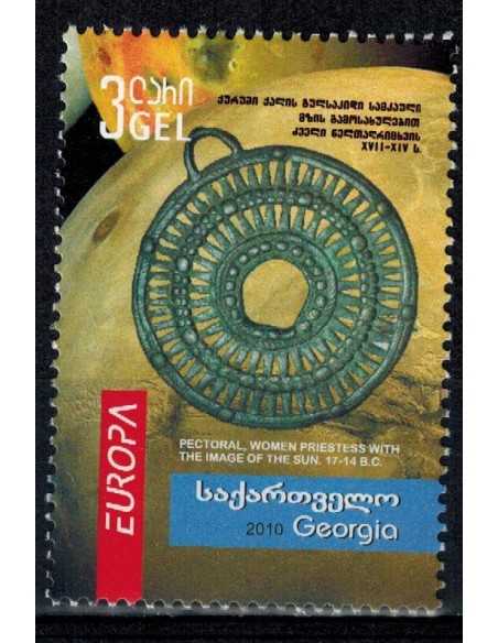 Timbre Poste Géorgie N° 0464 N ** philatélie foxtimbre