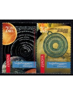 Timbre Poste Géorgie N° 0463/464 N ** philatélie foxtimbre