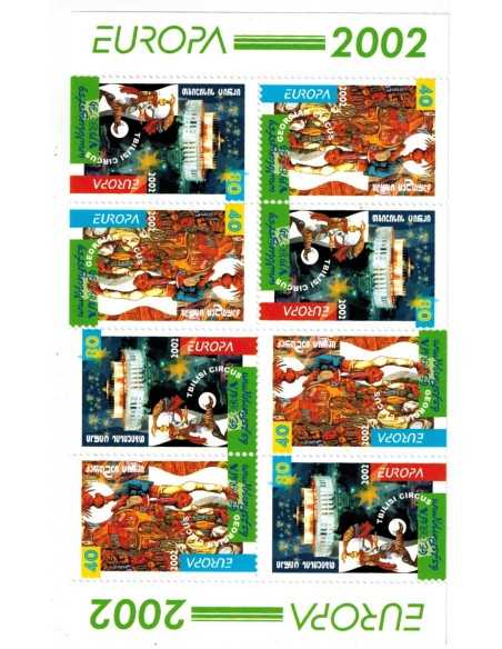 Timbre Poste Géorgie N° 0299/300ab N ** philatélie foxtimbre