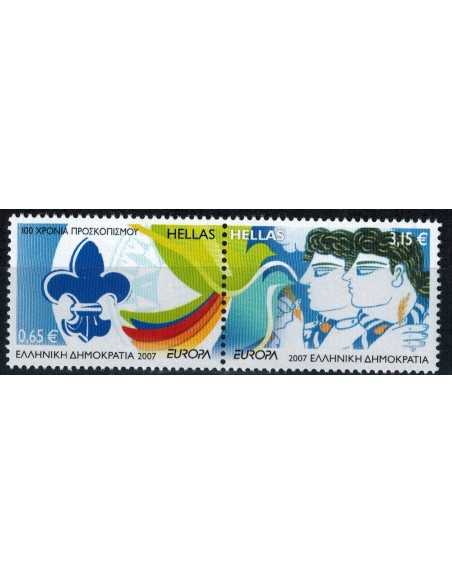 Timbre Poste Grece N° 2388/389 N ** philatélie foxtimbre