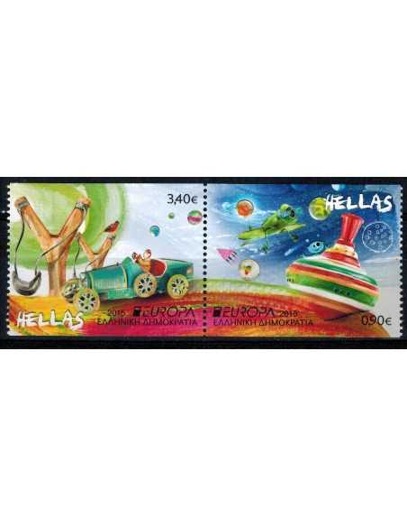 Timbre Poste Grece N° 2769/770a N ** philatélie foxtimbre