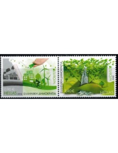Timbre Poste Grece N° 2817/818 N ** philatélie foxtimbre