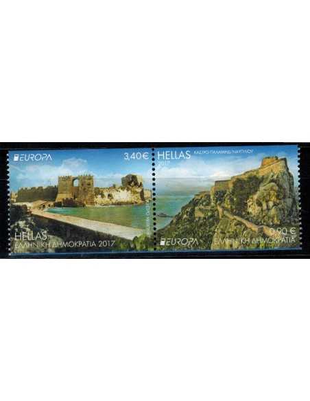 Timbre Poste Grece N° 2859/860a N ** philatélie foxtimbre