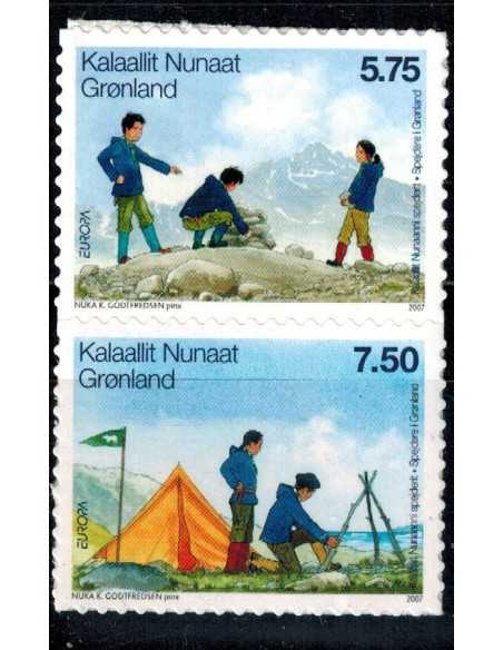 Timbre Poste Groenland N° 0461/462 N ** philatélie foxtimbre