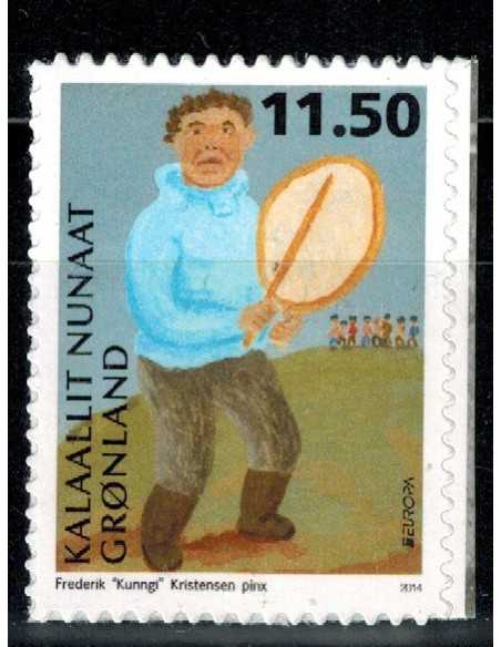 Timbre Poste Groenland N° 0639 N ** philatélie foxtimbre