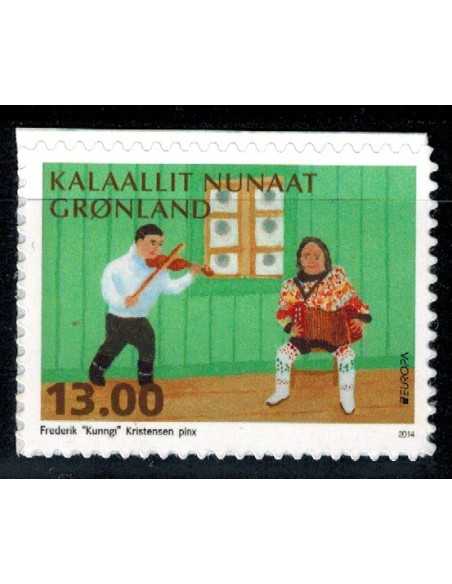 Timbre Poste Groenland N° 0640 N ** philatélie foxtimbre