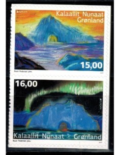 Timbre Poste Groenland N° 0730/731 N ** philatélie foxtimbre