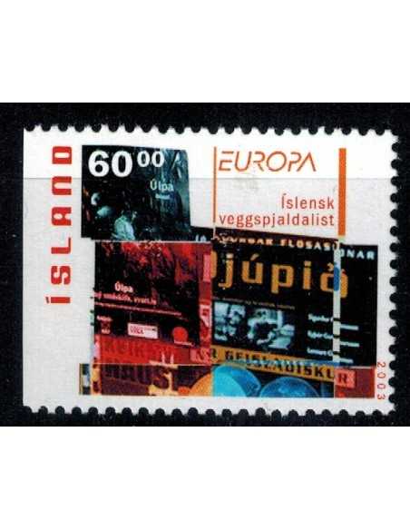 Timbre Poste Islande N° 966a N ** philatélie foxtimbre