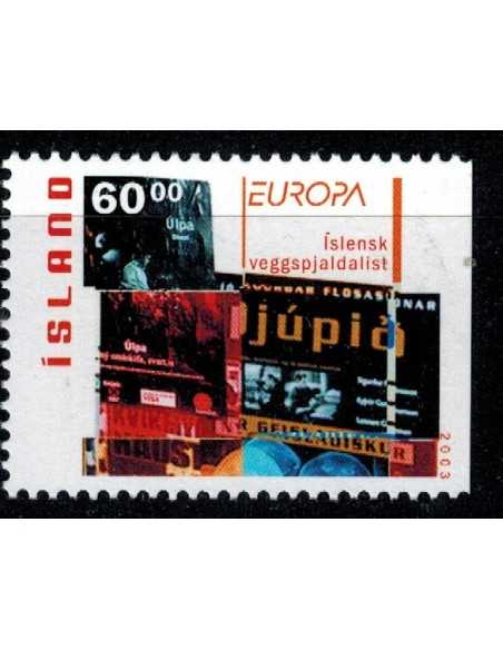 Timbre Poste Islande N° 966b N ** philatélie foxtimbre