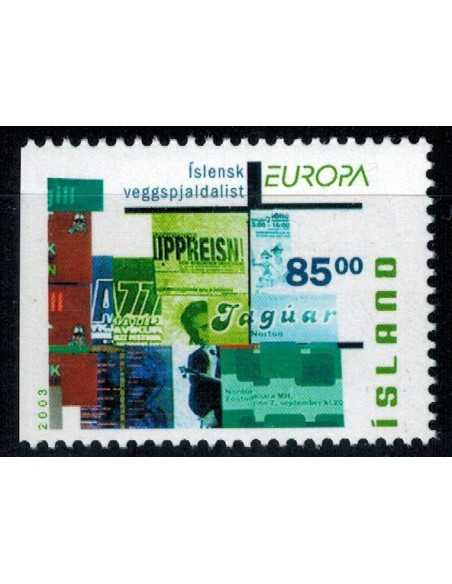 Timbre Poste Islande N° 967a N ** philatélie foxtimbre