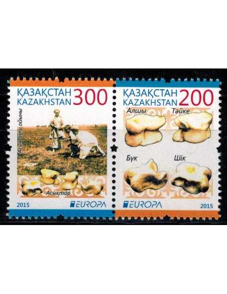 Timbre Poste Kazakhstan N° 0722/723 N ** philatélie foxtimbre
