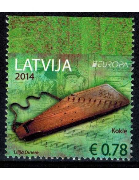 Timbre Poste Lettonie N° 0879a N ** philatélie foxtimbre