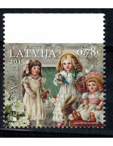 Timbre Poste Lettonie N° 0913a N ** philatélie foxtimbre